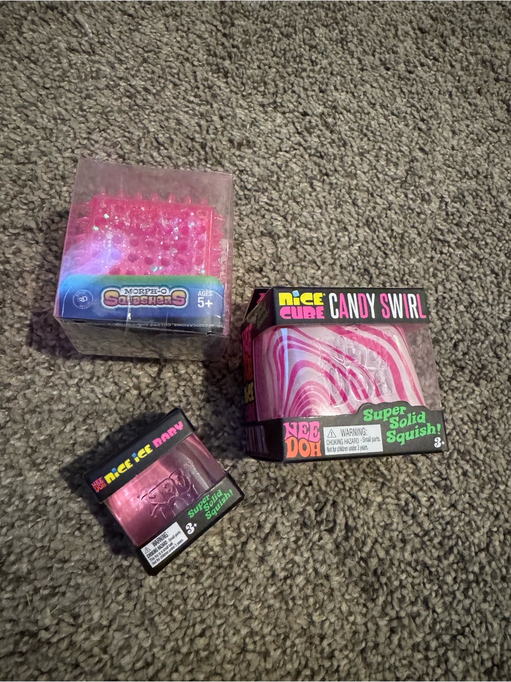 Pink AUTHENTIC NEE DOH Squishy Bundle ✨🩷